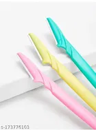 Eyelashes Curler with 3 Pcs Face Razors 