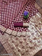 Banarasi Silk Zari Woven Saree for Women 