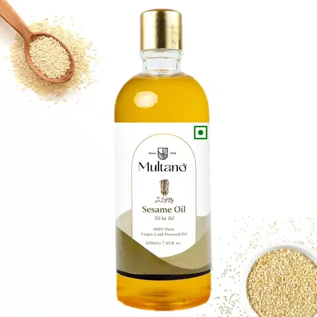 Cold Pressed Sesame Oil for Hair (220 ml)