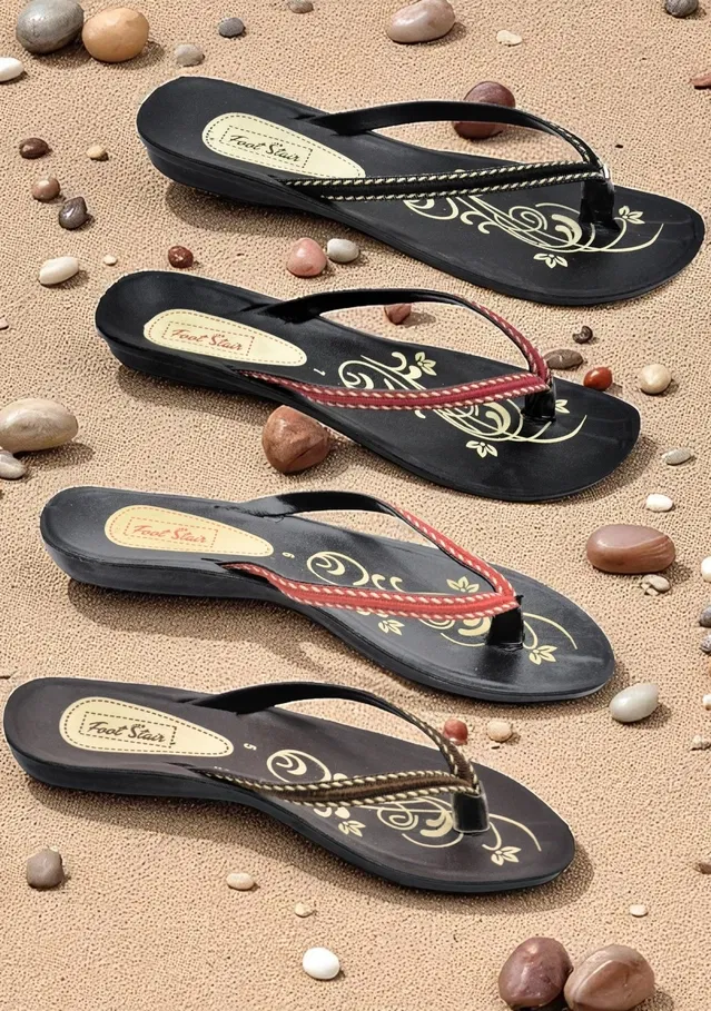 Flipflops for Men, Pack of 4, Multicolor (8)