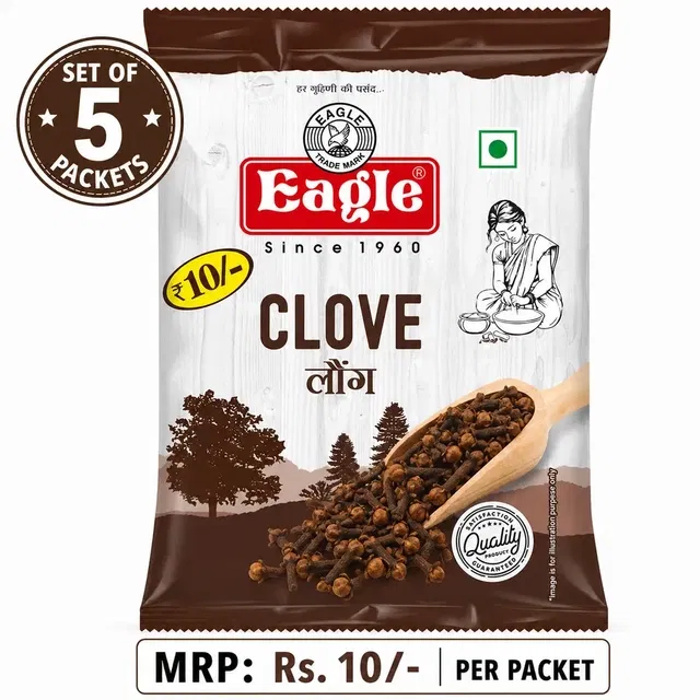 ईगल लौंग साबुत 5X4.5 g - सेट ऑफ 5