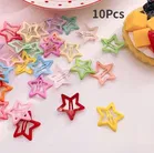 Metal Star-Shaped Hair Clips for Girls 
