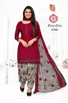 वीमेन अन्स्टिचड ड्रेस मटेरियल सूट 