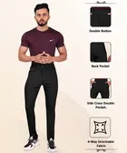 Lycra Blend Trouser for Men 