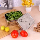 Stainless Steel Fridge Container, Silver, 750 ml