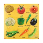 Vegetable Puzzle Board Game for Kids 
