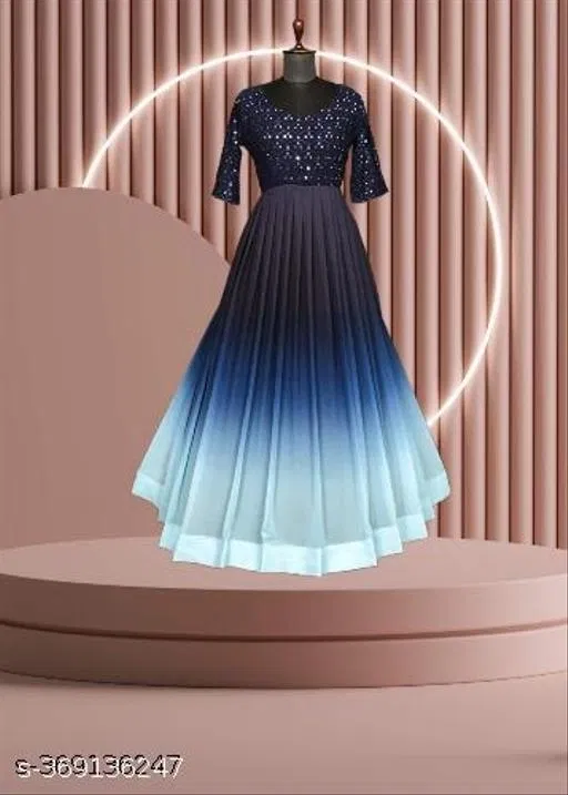 Embellished One Piece Maxi Dress (Multicolor, XXL)