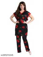 Satin Nightsuit for Women 