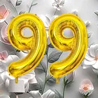 Foil Balloon for Birthday Celebration, No. 99 