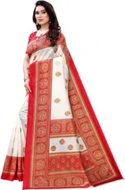 Art Silk Printed Saree for Women 