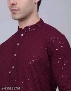 Embellished Regular Kurta for Men 