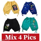 Cotton Blend Shorts for Girls (Multicolor, 1-2 Years) (Pack of 4)