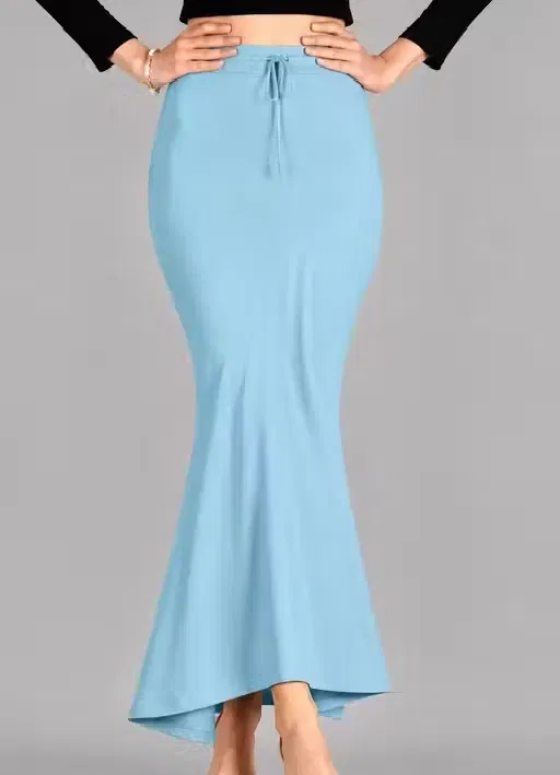 Petticoat for Women (Aqua Blue, L)