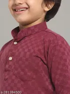 Cotton Blend Kurta with Pyjamas for Boys 