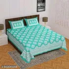 Cotton Queen Bedsheet with 2 Pillow Cover 