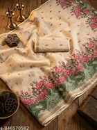 Cotton Linen Saree for Women 