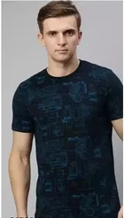 Round Neck Printed T-Shirt for Men 