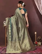 Banarasi Silk Zari Woven Saree for Women 