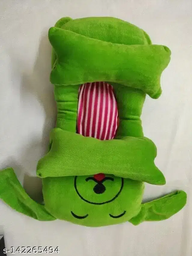 Baby Pillow (Green, 10X12 inches)