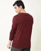 Cotton Blend Round Neck T-Shirts for Men 