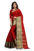 Cotton Embellished Saree for Women 