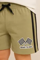 Polycotton Solid Shorts for Boys 