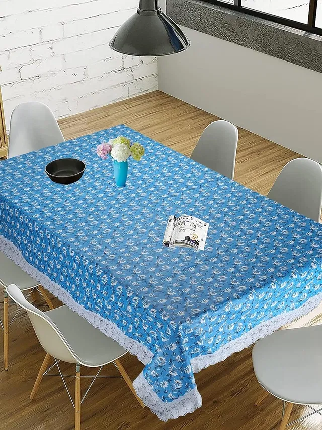PVC Printed Table Cover (Multicolor, 40x60 inches)