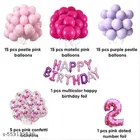 57 Pcs 2nd Birthday Decoration kit, Multicolour, Set of 1