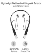 Bt Flash Bluetooth Neckband [Black/Silver]
