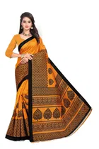 Silk Printed Saree for Women 
