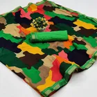 Kanooda Fancy Women Georgette Flower Printed Saree 