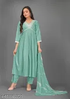 Linen Kurta Set for Women 