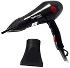 Plastic Chaoba Professional Hair Dryer (1500 W, Black)
