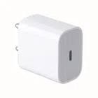 Fast Charging Type C Adapter (White, 20 W)