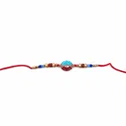 Designer Golden Moti Rakhi for Brother