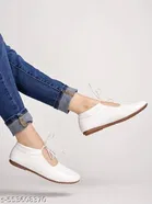 Shoetopia Girls Casual Shoes White 