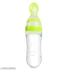 Silicone Feeding Bottle for Baby (Multicolor, 90 ml)