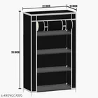 Metal 4 Layer Collapsible Multipurpose Rack 