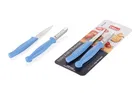 Ritu Stainless Steel 2 Pc Kitchen Utility Knike & Peeler Set 