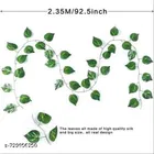 Artificial Leaves Moneyplant Garlands Plant for Women, Pack of 10 