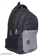 Polyester Backpack for Men & Women, Black