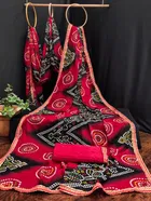 Georgette Printed Saree for Women 