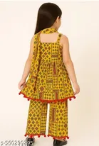 Printed Cotton Kurta Set for Girls 