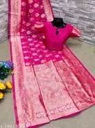 Banarasi Silk Zari Woven Saree for Women 