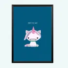 Polyester Unicorn Wall Photo Frame 