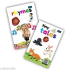 For Little Readings Library Book Of - Set Of 2 Books - Rhymes And Tiny Tales For Kids Hardcover,