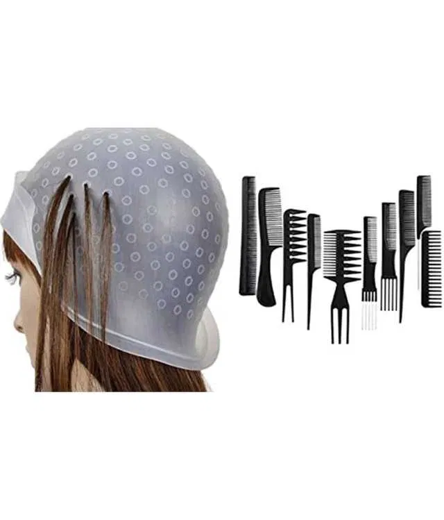 Pack of 2 Lenon Hair Brush Set with Colouring Cap