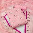 Chanderi Cotton Unstitched Dress Material for Women 