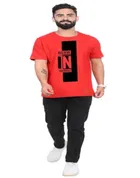 Round Neck Printed T-Shirt for Men 