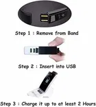 D115 A ब्लूटूथ स्मार्ट फिटनेस बैंड वाच फॉर मेन /वीमेन विद हार्ट रेट एक्टिविटी ट्रैकर